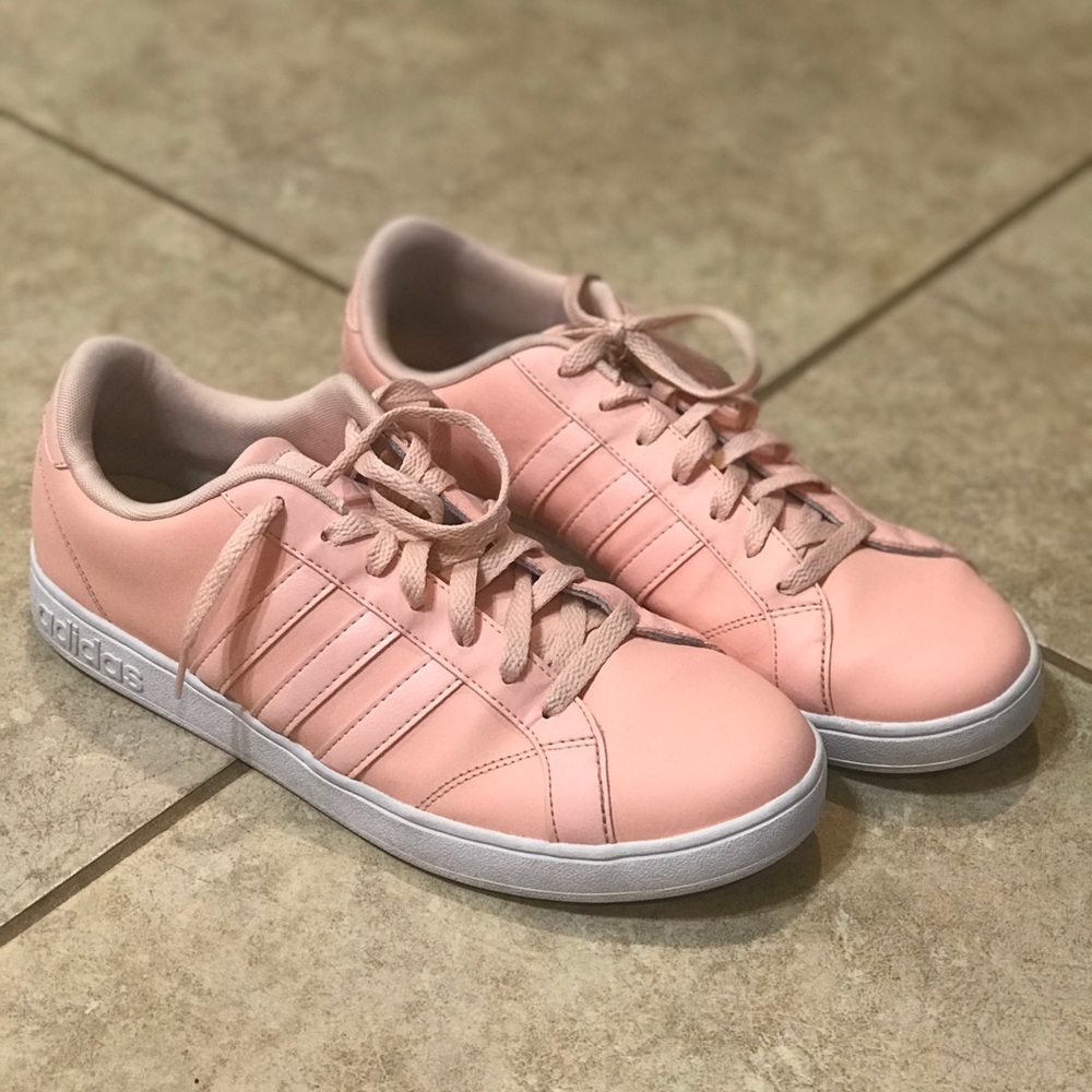 Adidas Neo cloud foam footbed size 11 pink shoes - Picture 2 of 8